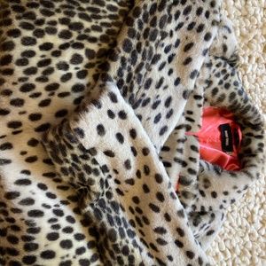 Bobo Choses super soft animal Leo Print coat for girls 8 years